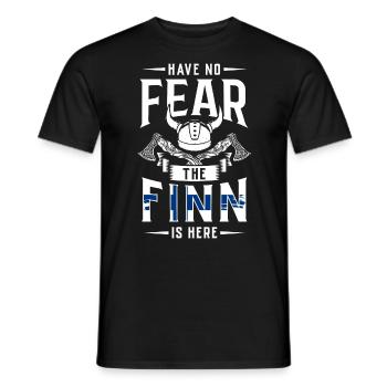 Finnland Tshirt Finland Skandinavien - Männer T-Shirt - Schwarz - Vorne - AI Model Male 178 light (178cm)