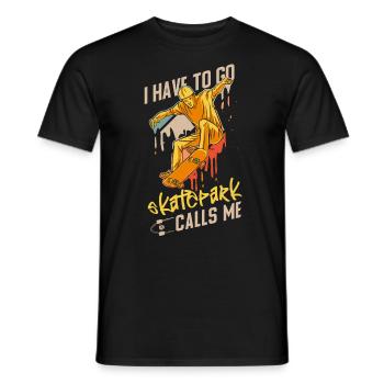 Skateboard Kickflip Cadeau Longboard Sk8er Sk8 - T-shirt homme - noir - Devant - AI Model Male 178 light (178cm)