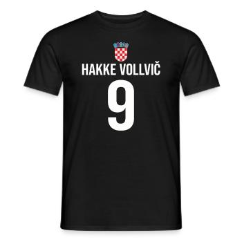 Kroatien Hrvatska Croatia Jugo Geschenk Balkan - Männer T-Shirt - Schwarz - Vorne - AI Model Male 178 light (178cm)