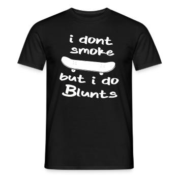 Skater Skateboard Gift Halfpipe Sk8 Ollie - Men's T-Shirt - black - Front - AI Model Male 178 light (178cm)