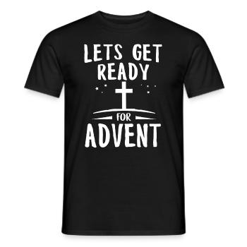 Christianity God Jesus Gift Church Religion - Men's T-Shirt - black - Front - AI Model Male 178 light (178cm)