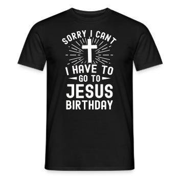 Christianity God Jesus Gift Church Religion - Men's T-Shirt - black - Front - AI Model Male 178 light (178cm)