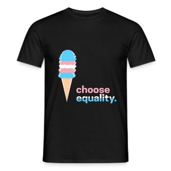 Transsexuell Pride Ladyboy Herren Damen Transe - Männer T-Shirt - Schwarz - Vorne - AI Model Male 178 light (178cm)