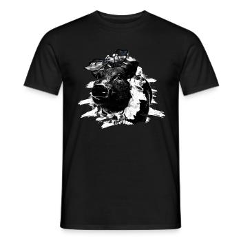 Pig Tshirt Children Women Piglet Piglet Piglet - Men's T-Shirt - black - Front - AI Model Male 178 light (178cm)