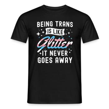 Transgender - Men's T-Shirt - black - Front - AI Model Male 178 light (178cm)