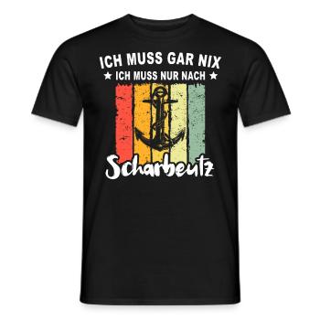 Scharbeutz Sprüche Scharbeutzer - Männer T-Shirt - Schwarz - Vorne - AI Model Male 178 light (178cm)