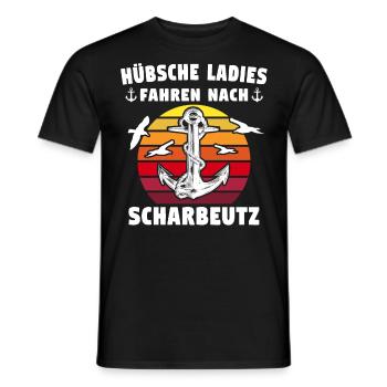 Scharbeutz Sprüche Scharbeutzer Spruch - Männer T-Shirt - Schwarz - Vorne - AI Model Male 178 light (178cm)