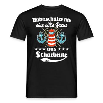 Scharbeutz Sprüche Scharbeutzer - Männer T-Shirt - Schwarz - Vorne - AI Model Male 178 light (178cm)