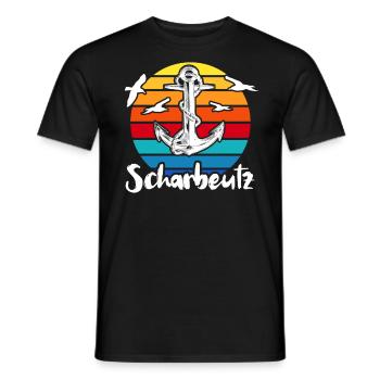 Scharbeutz Sprüche Scharbeutzer Ostsee - Männer T-Shirt - Schwarz - Vorne - AI Model Male 178 light (178cm)