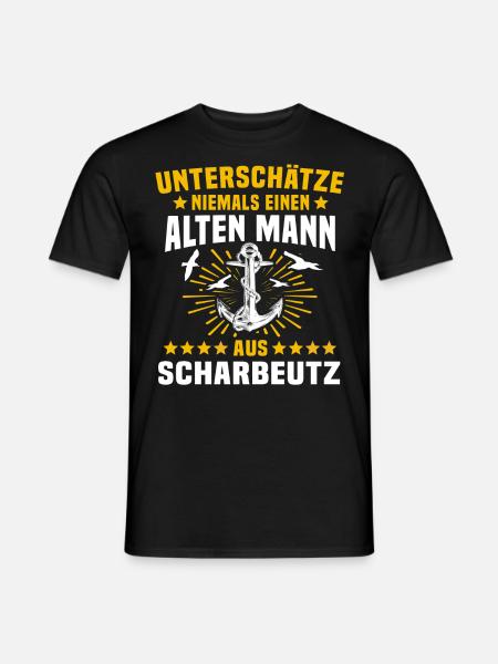 Scharbeutz Sprüche Scharbeutzer Ostsee - Männer T-Shirt - Schwarz