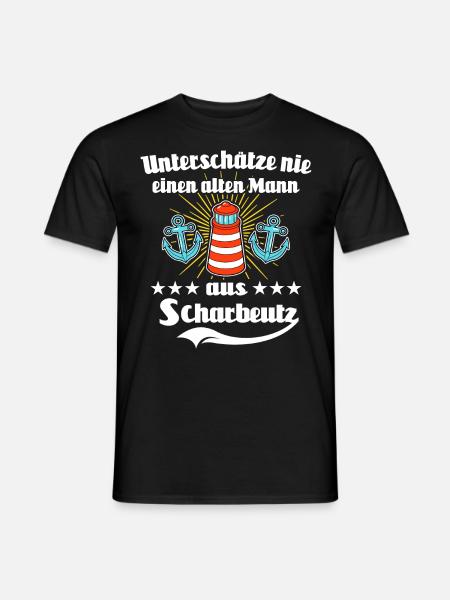 Scharbeutz Sprüche Scharbeutzer Ostsee - Männer T-Shirt - Schwarz