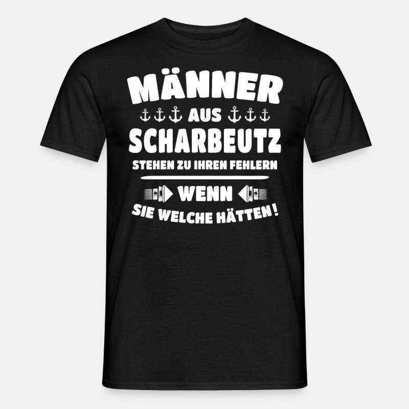 Scharbeutz Ostsee Scharbeutzer - Männer T-Shirt - Schwarz