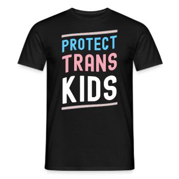 Trans Transgenre Transsexuel Cadeau Queer - T-shirt homme - noir - Devant - AI Model Male 178 light (178cm)