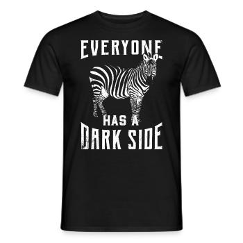 Zebra Geschenk Schwarz-weiß Safari Savanne Steppe - Männer T-Shirt - Schwarz - Vorne - AI Model Male 178 light (178cm)