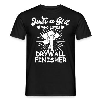 Drywall - Men's T-Shirt - black - Front - AI Model Male 178 light (178cm)