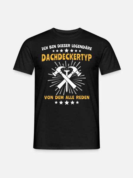 Dachdecker Dachspengler Dachklempner Dachdecken - Männer T-Shirt - Schwarz