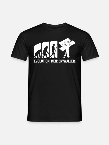 Cloison sèche - T-shirt homme - noir