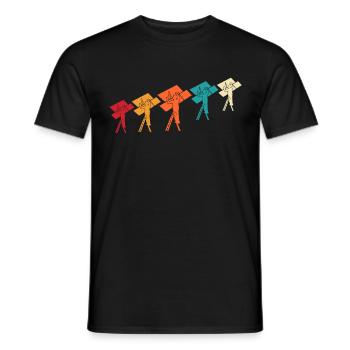 Installateur de cloisons sèches Dictons Cadeau de cloison sèche - T-shirt homme - noir - Devant - AI Model Male 178 light (178cm)