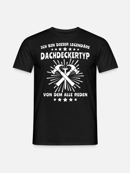 Dachdecker Dachdecken - Männer T-Shirt - Schwarz