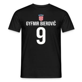 Kroatien Tshirt - Männer T-Shirt - Schwarz - Vorne - AI Model Male 178 light (178cm)