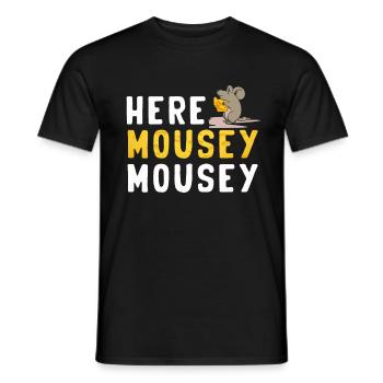 Souris Souris Cadeau Rat Rongeur Souris Souris Lousemaus - T-shirt homme - noir - Devant - AI Model Male 178 light (178cm)