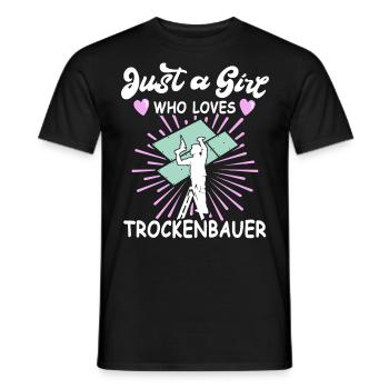 Trockenbauer Trockenbaumonteur Trockenbau - Männer T-Shirt - Schwarz - Vorne - AI Model Male 178 light (178cm)