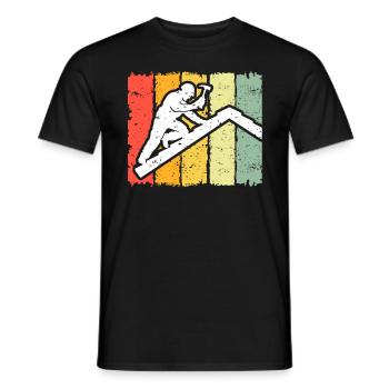 Roofing motif roofing ceilings - Men's T-Shirt - black - Front - AI Model Male 178 light (178cm)