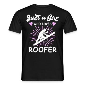 Roofing motif roofing ceilings - Men's T-Shirt - black - Front - AI Model Male 178 light (178cm)