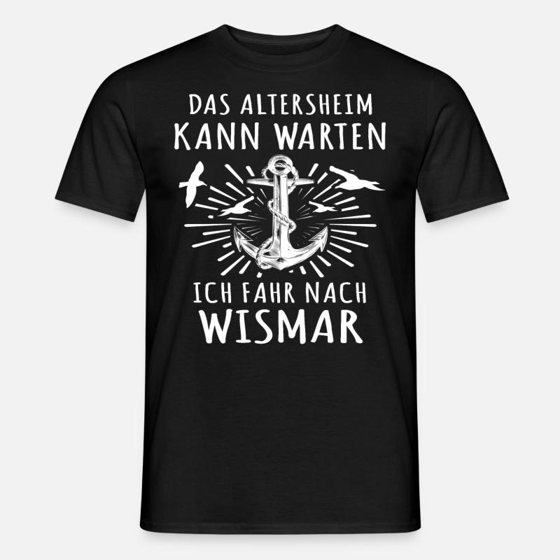 Wismar - Männer T-Shirt - Schwarz