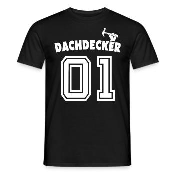 Dachdecker Dachspengler Dachklempner - Männer T-Shirt - Schwarz - Vorne - AI Model Male 178 light (178cm)