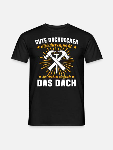 Dachdecker Dachspengler Dachklempner - Männer T-Shirt - Schwarz