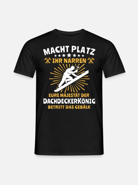 Dachdecker Dachspengler Dachklempner - Männer T-Shirt - Schwarz