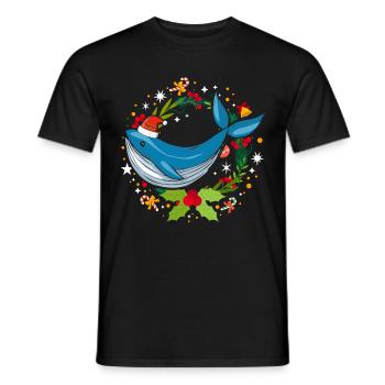 Alaska Gift Kids Men Women USA Nature Ice Cream - Men's T-Shirt - black - Front - AI Model Male 178 light (178cm)