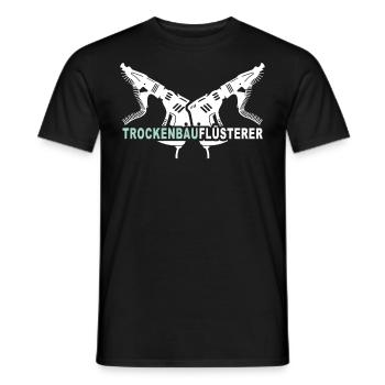 Trockenbauer Trockenbaumonteur Trockenbau - Männer T-Shirt - Schwarz - Vorne - AI Model Male 178 light (178cm)