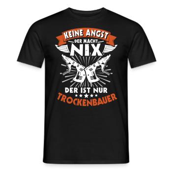 Trockenbauer Beruf Trockenbaumonteur Trockenbau - Männer T-Shirt - Schwarz - Vorne - AI Model Male 178 light (178cm)