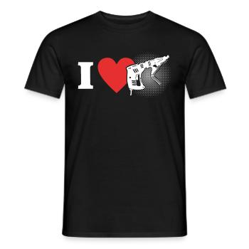 Drywall occupation Drywall fitter Drywall - Men's T-Shirt - black - Front - AI Model Male 178 light (178cm)