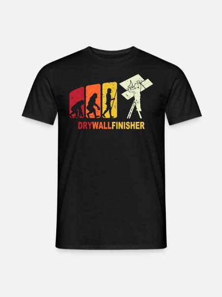 Cloison sèche - T-shirt homme - noir