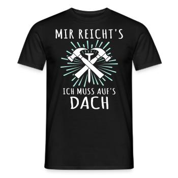 Dachdecker Dachspengler Dachklempner - Männer T-Shirt - Schwarz - Vorne - AI Model Male 178 light (178cm)
