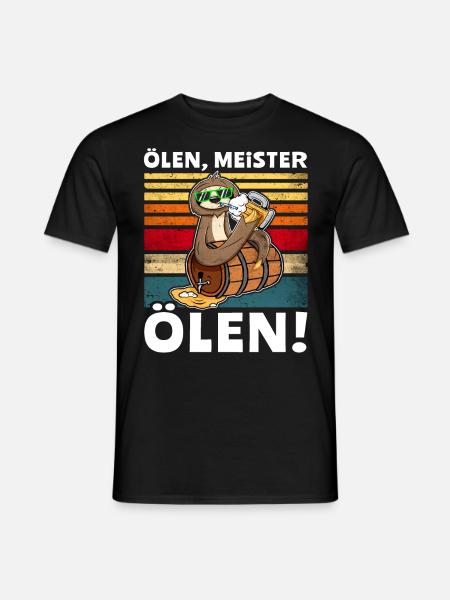 Heiraten Bier Faultier Junggesellenabschied - Männer T-Shirt - Schwarz