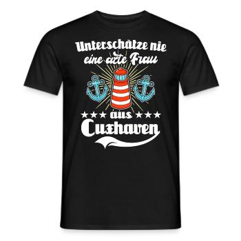 Cuxhaven Sprüche Cuxhavener Urlaub - Männer T-Shirt - Schwarz - Vorne - AI Model Male 178 light (178cm)