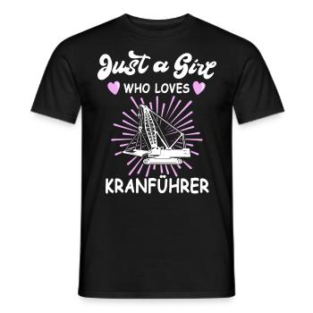 Kranführer Sprüche Kran Kranfahrer - Männer T-Shirt - Schwarz - Vorne - AI Model Male 178 light (178cm)