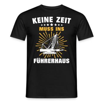 Kranführer Sprüche Kran Kranfahrer - Männer T-Shirt - Schwarz - Vorne - AI Model Male 178 light (178cm)