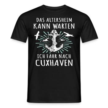 Cuxhaven Souvenir Cuxhavener - Männer T-Shirt - Schwarz - Vorne - AI Model Male 178 light (178cm)