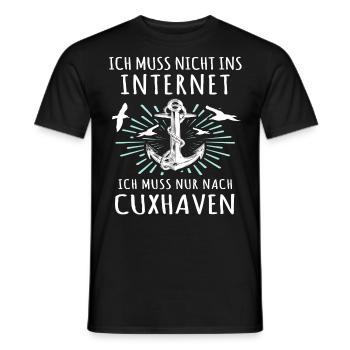 Cuxhaven Souvenir Cuxhavener - Männer T-Shirt - Schwarz - Vorne - AI Model Male 178 light (178cm)