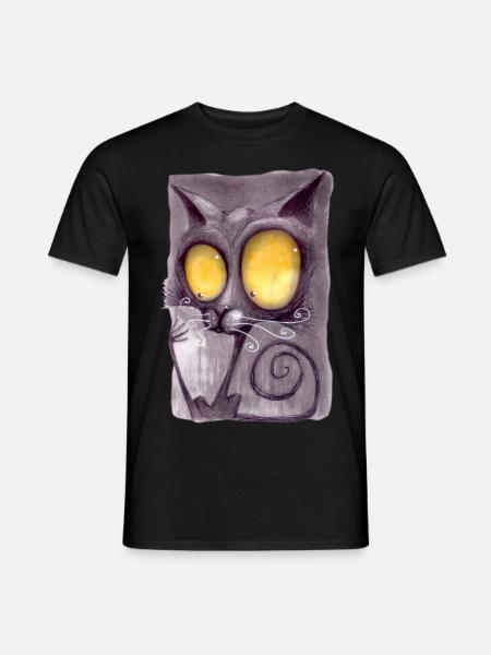 Serial Cat 05 - Men's T-Shirt - black