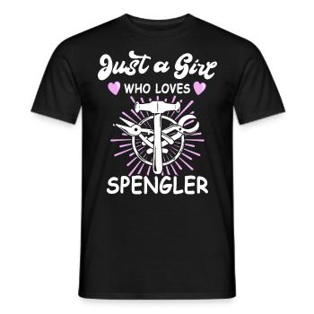Spengler Bauspengler Spengeln Spenglerin - Männer T-Shirt - Schwarz - Vorne - AI Model Male 178 light (178cm)