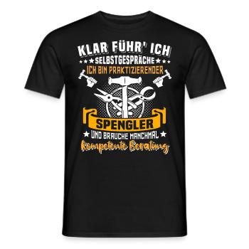 Spengler Bauspengler Spengeln - Männer T-Shirt - Schwarz - Vorne - AI Model Male 178 light (178cm)