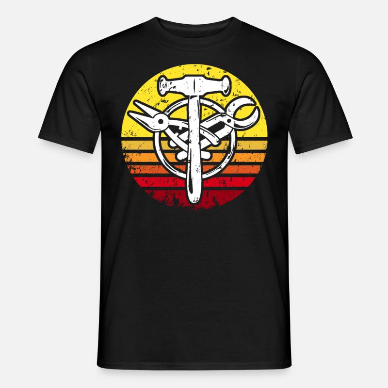 Signe de guilde Spengler Bauspengler - T-shirt homme - noir