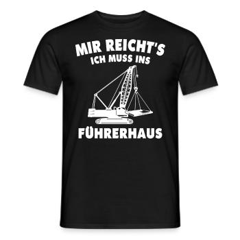 Kranführer Kran Kranfahrer - Männer T-Shirt - Schwarz - Vorne - AI Model Male 178 light (178cm)