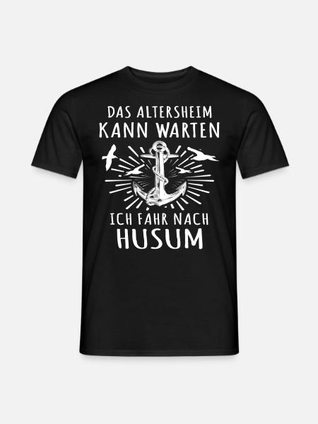 Husum - Männer T-Shirt - Schwarz